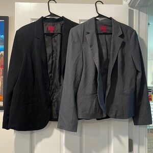 Black and grey blazer